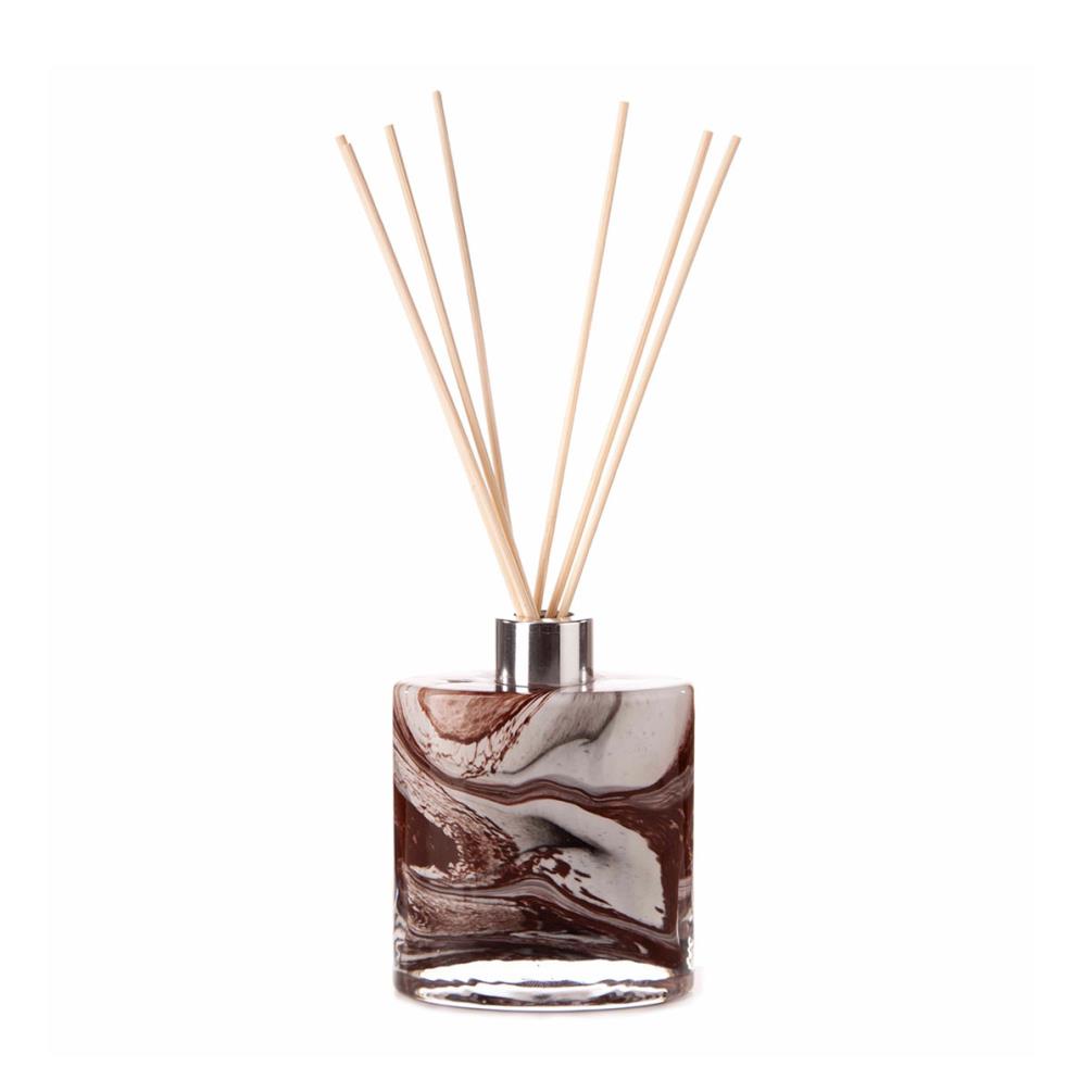 Amelia Art Glass Carnelian Marble Ellipse Reed Diffuser £13.49